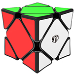 QiYi X-Man Magnetic Wingy Concave Skewb Speed Cube Black