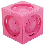 limCube Deformed 3x3x3 Centrosphere Cube Puzzle Pink