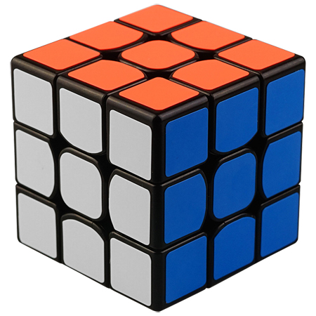 2 Packs of 3x3x3 Speed Cube Puzzle with Vivid Colors Yongjun GUANLONG