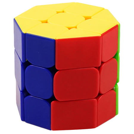 Mubco The Octa 3x3 Speed Magic Cube, Sticker-Less Cylinder Multi-Color  Base, - The Octa 3x3 Speed Magic Cube, Sticker-Less Cylinder Multi-Color  Base