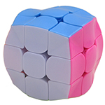 Zcube Wavy 3x3x3 Cube Puzzle Toy Stickerless Pink Version