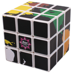 3x3x3 Earth Cube Magic Cube White