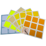 Supersede Oraca 57mm Stickers Yellow Gradient Version