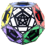 MF8 Multidodecahedron Megaminx Cube Puzzle Black