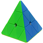 YuXin Black Kylin Pyraminx Cube Stickerless