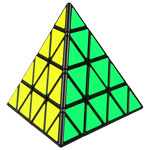 QiYi MoFangGe 4-layer Pyraminx Cube Black