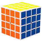 QiYi Mofangge WuQue Mini 4x4x4 Speed Cube 60mm White