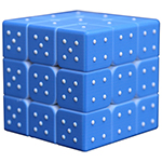 CB Brailled 3x3x3 Magic Cube