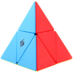YongJun 2x2 Pyraminx Stickerless Magic Cube