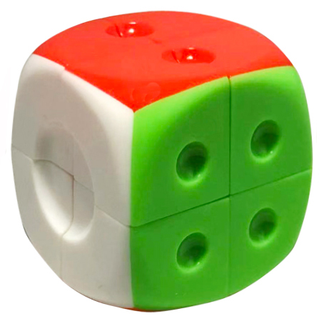 Dice 2x2x2 Stickerless Magic Cube_2x2x2 Mini Cube_Cubezz.com: Professional Puzzle Store for Magic Rubik's Cubes, Magic Cube Accessories & Other Puzzles - Powered by Cubezz