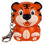YuXin Mini Tiger 2x2 Magic Cube Keychain