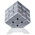 CB Metal Alloy 3x3x3 Magic Cube Silvery