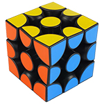 VeryPuzzle Slip 3x3x3 Magic Cube Puzzle Black