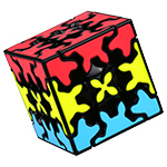 QiYi MoFangGe Gear Sandwich 3x3x3 Magic Cube