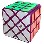 MoYu AoSu 4x4x4 Fisher Cube Transparent Purple - Limited Edition