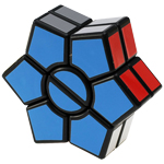 Diansheng Star Dart 2-Layer SQ-1 Magic Cube Black