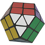 YJ Triangular Tetrakaidecahedron Rainbow Magic Cube Black