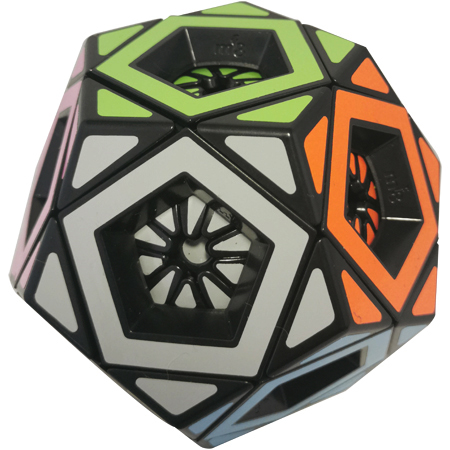 MF8 Skewby Multi-dodecahedron Cube Black_Megaminx, Gigaminx 
