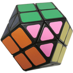 WitEden Raibow Tetrakaidecahedron Magic Cube Black