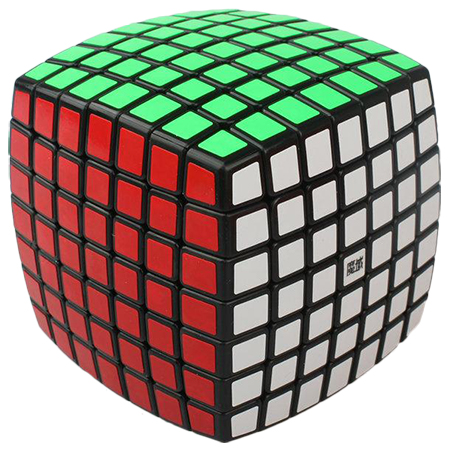 Shengshou 7x7x7 Cube Puzzle, black
