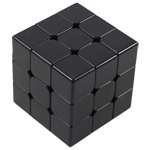 CB 3x3x3 Workblank Magic Cube 57mm Black