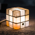 MEFAN Natural Stone USB Rechargeable 3x3 Magic Cube Light