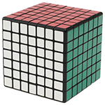 ShengShou LingLong 70mm 7x7x7 Magic Cube Black