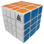 WitEden Mixup 4x4x3 Magic Cube White