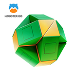 GANCUBE Monster GO 24 Blocks Magic Snake Puzzle Yellow-Green