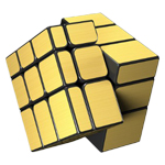 YongJun 3x3x3 Full-Sealing Mirror Block Cube Golden