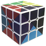 TC 12-Color 3x3x3 Magic Cube White