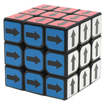 Hello Cube Arrow 3x3x3 Magic Cube Puzzle Black