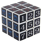 Cubetwist Sudoku 3x3x3 Magic Cube Black-Color Stickered White