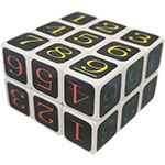 Cubetwist Sudoku 2x3x3 Magic Cube Black-Color Stickered Whit...