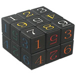 Cubetwist Sudoku 2x3x3 Magic Cube Black-Color Stickered Blac...
