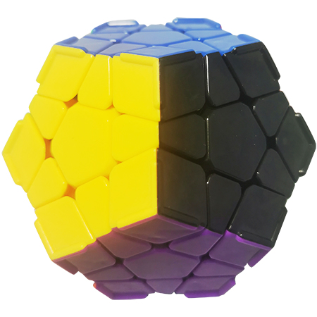 New Dayan Megaminx Twisty Puzzle Stikersless Magic Cube with Corner Ridges 