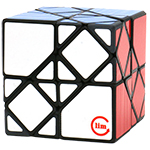 Funs limCube Hyper V Offset Skewb 2x2x2 Plus Cube Black