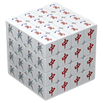 Zcube Mahjong 4x4x4 Magic Cube