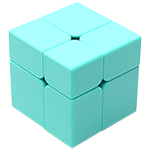 Shenghuo 2x2 Mirror Block Cube Cyan