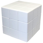 CB 3x3x3 Workblank Magic Cube V2 57mm White