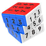 YuXin Sliding Sudoku + 3x3 Magnetic Magic Cube Puzzle