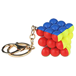 YongJun Mini Bead 3x3 Cube Keychain