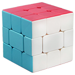 CubeTwist Fisher + 3x3 Mixed Cube Version 1 Stickerless