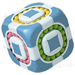 ZY Rotating Beans 3x3x3 Magic Cube Small Size Blue