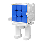 MoYu MFJS Cube Robot Box + Meilong 3x3 Cube