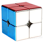 SENGSO Electroplating Colorful 2x2x2 Cube