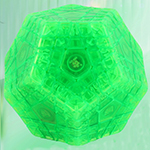YuXin Huanglong QingHe Gigaminx Cube Transparent Light Green