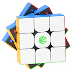 DianSheng MS3R 3x3x3 Speed Cube Stickerless with Black Core