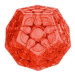 YuXin Little Magic QingYang Megaminx V3 Transparent Red