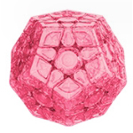 YuXin Little Magic HuaZhao Megaminx V3 Transparent Pink